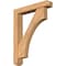 Ekena Millwork Westlake Craftsman Smooth Bracket w/ Offset Brace, Western Red Cedar, 5 1/2"W x 30"D x 38"H BKT0604X30X38WTL04SWR - alternate 1